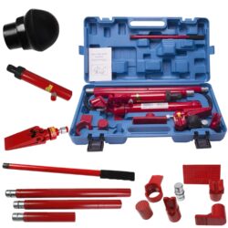 KROST 10 Ton Porta Power Hydraulic Jack Repair Kit Auto Shop Air Pump Lift Ram Body Frame Tool Heavy Set