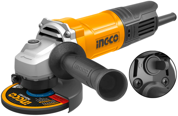 Ingco Angle Grinder AG900282 - 125mm Disc Diameter, 900W, Variable Speed Control