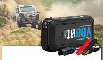 GREEN KEEPER GK-J1201 Portable Car Battery Jumper Starter 1000A Jump Box with Power Bank LED Light Protection Case for Car Emergency Kit, 12V Booster Pack Jump Starter with Heavy Duty Jump Cables - Image 2