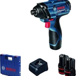 Bosch GDR 120 LI Cordless Impact Driver 2 Gear, 100 Nm with Double Battery, 2600 RPM