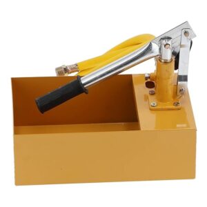 KROST Water Pressure Test Pump, Universal Clear Scale Pipe Hydraulic Testing Pumps with Filter