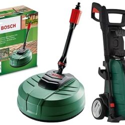 Bosch Aquatak 130 1700-Watt High Pressure Washer (Green)& Aquasurf 250 Patio Cleaner