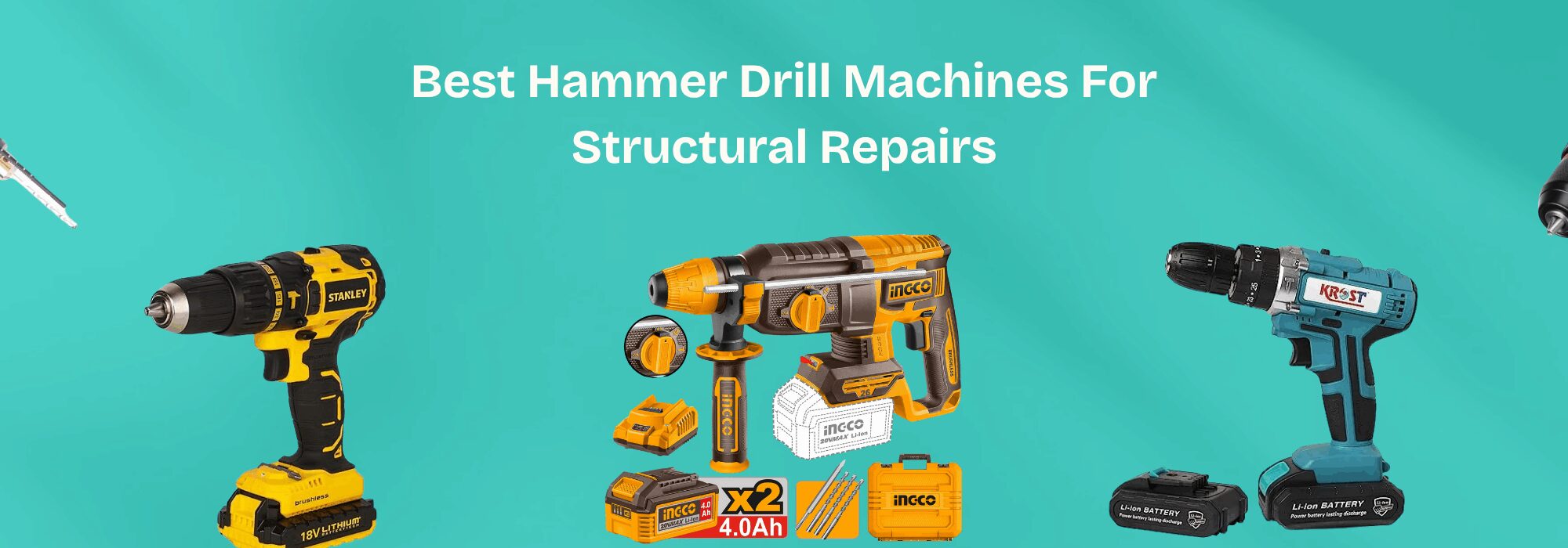 Best Hammer Drill Machines For Structural Repairs