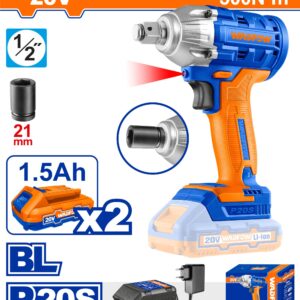 WADFOW Cordless Impact Wrench WCD1512 300 Nm