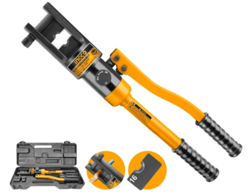 Ingco (HHCT01240)18 mm Hydraulic Crimping Tool With Crimping Dies, 70 KN Force & 16-240 mm² Crimping Range
