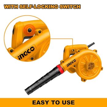 Ingco AB6038 Aspirator Blower 650W with Dust Bag, 16000 RPM - Image 3