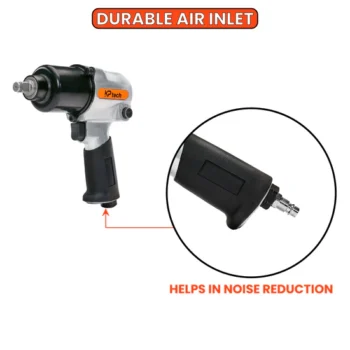 KP Tech Air Impact wrench 610Nm(650ft) | 7000rpm | With 3pcs socket (17mm,19mm,21mm) In stock SKU: BK-PW12