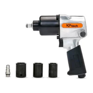 KP Tech Air Impact wrench 610Nm(650ft) | 7000rpm | With 3pcs socket (17mm,19mm,21mm) In stock SKU: BK-PW12