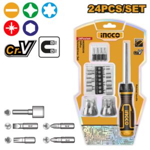 Ingco HKSDB0248 Screwdriver Set 24Pcs