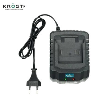Krost 21V Cordless 166NM High Torque Impact Hammer Drill Driver With 5Ah Batteries And Charger