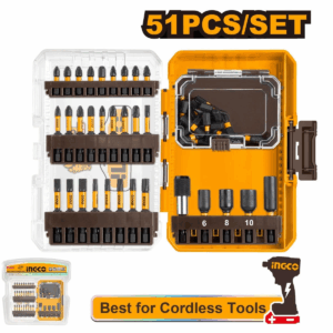 INGCO AKDL25106 51Pcs impact screwdriver bits set