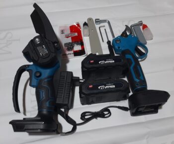 KROST PRO Series Multi-Use Combo Kit Chainsaw,Pruning Shear, Brushless Motor with 2 pcs Batteries and Fast Charger