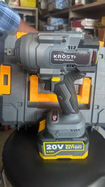 Krost New Hydra Series 1000Nm Cordless Impact Wrench with 15cell 6Amp Dual Batteries & Charger - Image 2