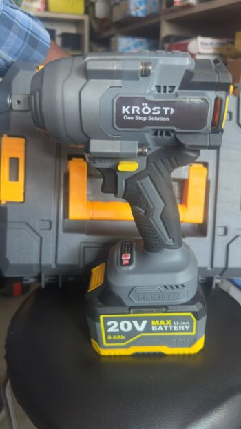 Krost New Hydra Series 1000Nm Cordless Impact Wrench with 15cell 6Amp Dual Batteries & Charger - Image 4