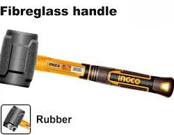 Ingco HRUH8816 Club Hammer with Fiberglass Handle and 450g