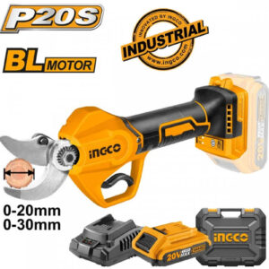 INGCO (CSSLI203083) 20 mm & 30 mm Cordless Gauge Straight Shear 20 V With Battery & Charger