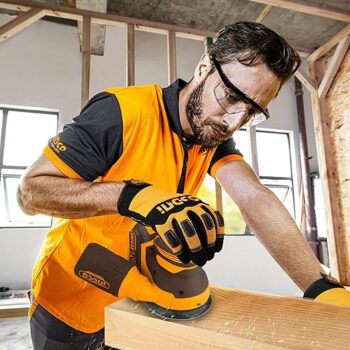 INGCO CROSLI20021 20V Cordless Random Orbit Sander 125mm, Brushless Motor, 6 Variable Speeds, Electric Sander Ideal for Sanding, Polishing Wood, Home Improvements