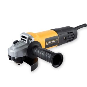 MAF PRO MPAG1050 Angle Grinder, 1050W Heavy Duty, Copper Armature, Disc Dia 100mm, Angle Grinder with 2 Position side-handle & Lock-on switch