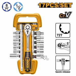 Ingco Socket Set with Ratchet