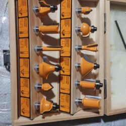 Ingco AKRT1201 12 Pcs Router Bits Set (6mm) Shank Diameter: 6mm