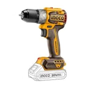 Ingco CDLI206021 20V 13 mm Lithium-Ion Cordless Drill With Metal Chuck, 2000 RPM, Max. Torque 60 Nm