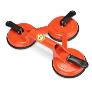 KROST Heavy Duty 3 Suction Cup Triple Pad Sucker Plate Glass Lifter Carrier Tool