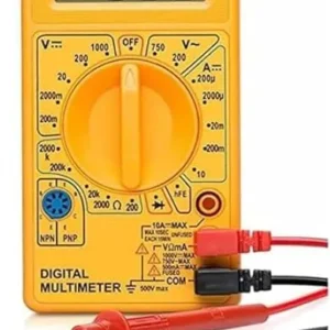 KROST 830D Digital Multimeter for Measuring Ac and Dc Voltage, Dc Current and Resistance With Lcd Display