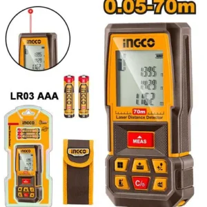 Ingco HLDD0708 Laser range Finder / Distance Measurer 70M