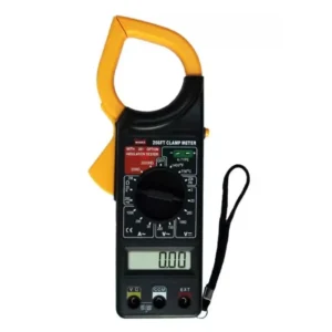 KROST DT-266 Ac Dc Digital Clamp Multimeter Auto Ranging Amp Current Voltage Measurement Device Ammeter Tong Tester with LCD Display Detection