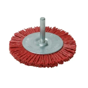Nylon wire Brush Wood Working- Polishing Wheel makita (Orange, 100 mm, 4 inch) clening brush