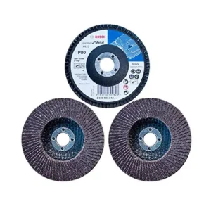 Bosch 2608601670 Flap discs-120 grit (Pack of 10)
