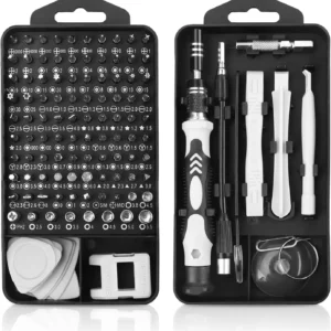 KROST Precision Screwdriver Set, Professional Grade 115 in 1 Magnetic Repair Tool Kit for Electronics, iPhone, Laptop, PC, Game Mobiles, Watch, Eyeglasses, and DIY Projects, Black Visit the RECT