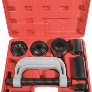 KROST Ball Joint Press & U Joint Removal Tool Kit 10 PCS for Ball Joint, U-Joint, Brake Anchor Pins Removal and Installation with Carrying Case
