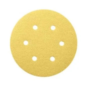 Bosch 6" 6 Holes Hook and Loop Sanding Velcro Disc Paper