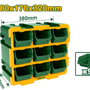 Jadever JDTB8330 9Pc Storage Box Set Expandable & Durable