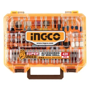 Ingco AKMG4208 420Pcs Accessories of Mini Die Grinder Drill