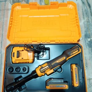 INGCO CDRLI2065292 20V 65NM Cordless Drive Ratchet With 2.0Ah Battery and Charger.