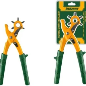 Jadever JDLH2801 2.0-4.5mm 6-Size Multi-Use Revolving Leather Hole Punch Plier.