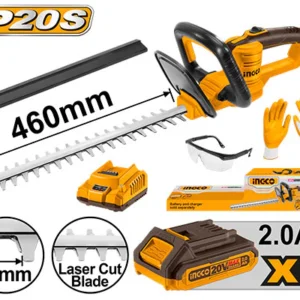 Ingco CHTLI20461 20V Cordless Hedge Trimmer 460mm.