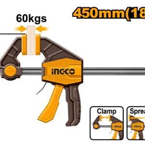 Ingco HQBC01603 18" Quick Bar Clamp 63x450 MM.