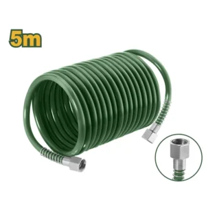 Jadever JDQG1905 8mm Diameter Air Hose Pipe,5 meters Long With Threaded Connectors
