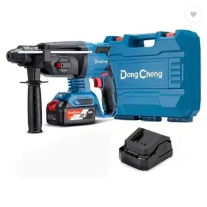 Dongcheng 20V Cordless Brushless Rotary Hammer 26mm With Battery & Charger, 0-960 RPM