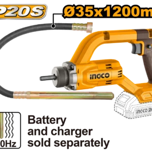 INGCO CCVLI202502 Cordless concrete vibrator P20S 35x1200mm.