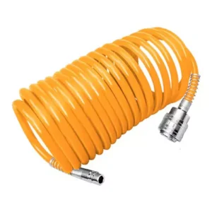 Ingco AH1051 3 Air Hose 5Mtr Polyurethane Yellow Durable Lightweight Flexible Hose for Air Tools and Compressors