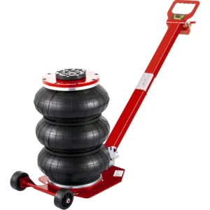 KROST 5 Ton Triple Bag Pneumatic Air Jack (11000 LBS) Quick Lift with Extension Handle