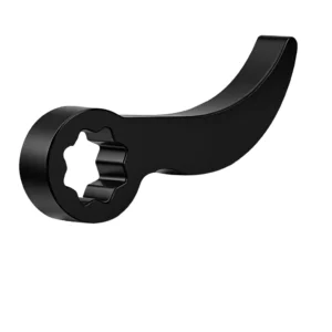 Generic Pry Bar Adaptor Head, Heavy-Duty Steel, 1/2 Inch Star Socket.