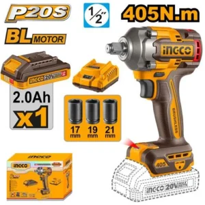 INGCO CIWLI20455 405NM Cordless impact wrench.