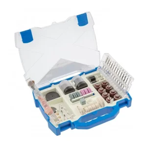 Hogert HT2E115 155Pcs Spare Accessories Set for Mini Grinder.