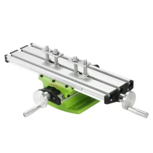 KROST Mini Milling Machine Work Table Vise Portable Compound Bench X-Y 2 Axis Adjustive Cross Slide Table , for Bench Drill Press