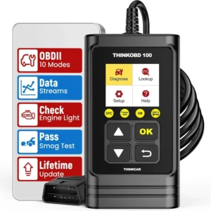 thinkcar THINKOBD 100 OBD2 Scanner, OBD2/ EOBD Car Code Reader with Full OBD2 Functions.